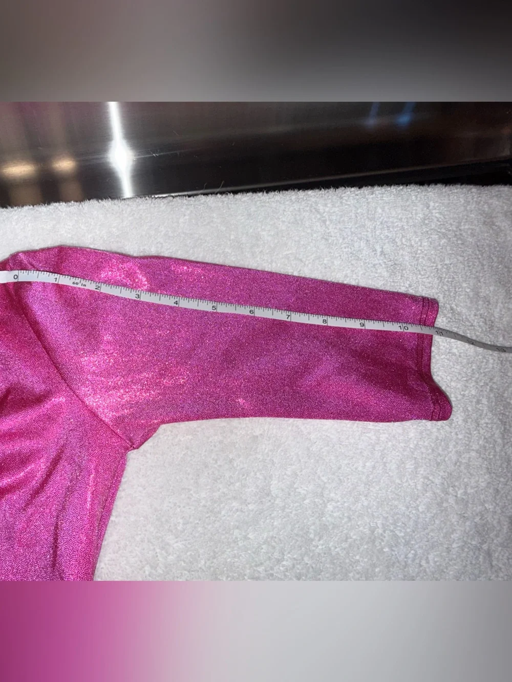 Girls‎ Two-Tone Metallic Pink & Plum Leotard Kizzi Dancewear Size YL